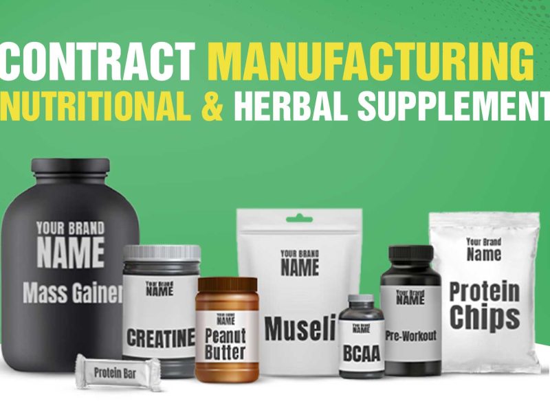 contract manufacturing of nutritional and plant based supplements