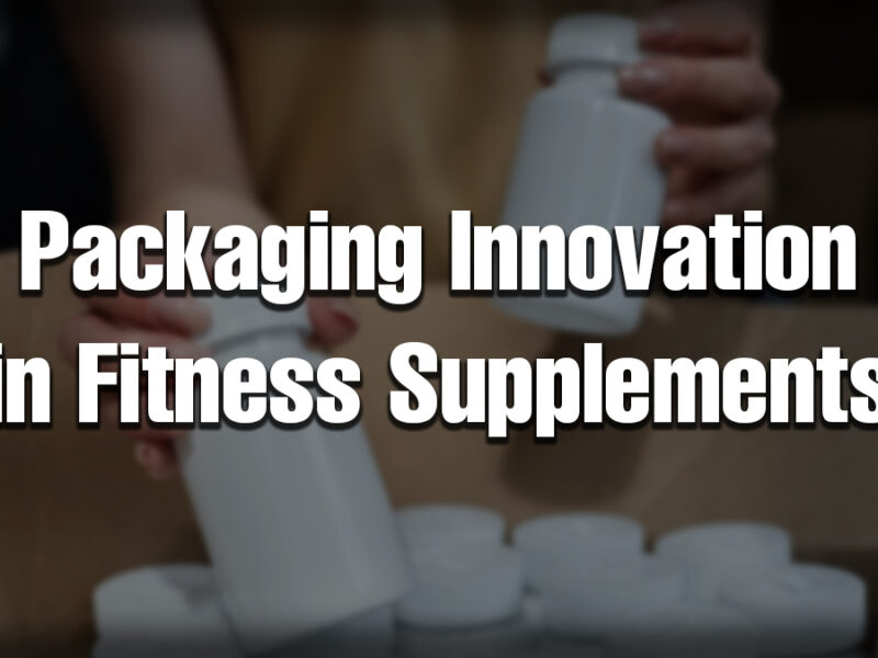 Hands holding plain white supplement bottles with a cardboard box filled with similar containers, highlighting innovation in supplement packaging design.