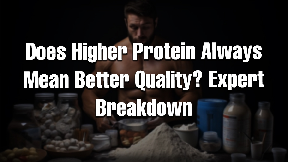 Illustration showing higher protein quality and absorption in the body, highlighting digestion, amino acids, and muscle utilization.