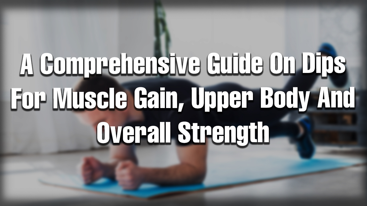 Dips for muscle gain demonstrating proper bodyweight dip form to build upper body strength and muscle mass